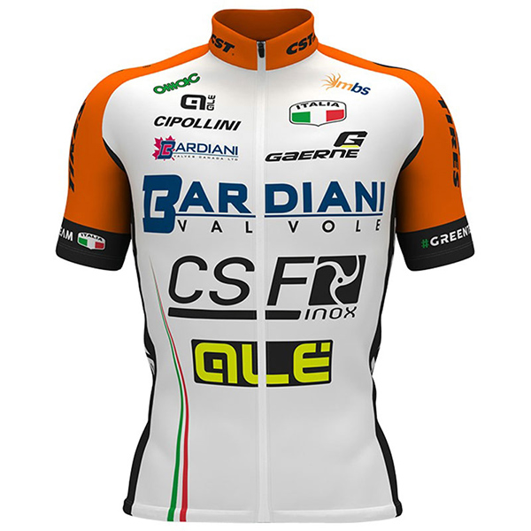 2017 Maglia Bardiani CSF bianco e verde - Clicca l'immagine per chiudere